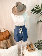 Load image into Gallery viewer, Sunni high-waist drawstring shorts
