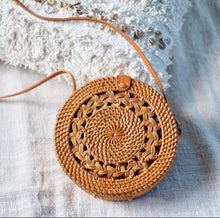 Load image into Gallery viewer, Bali Round Rattan Bag
