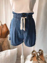 Load image into Gallery viewer, Sunni high-waist drawstring shorts
